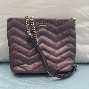 Kate Spade Reese Park Ellery Quilted Leather Crossbody Bag - Bronze